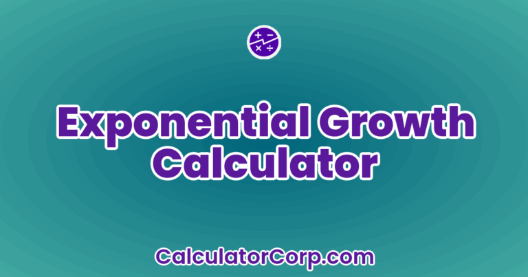 Exponential Growth Calculator