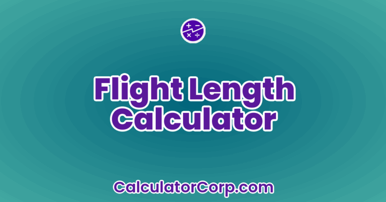 Flight Length Calculator