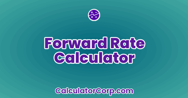 Forward Rate Calculator
