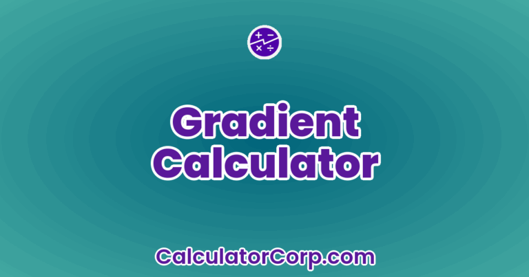 Gradient Calculator