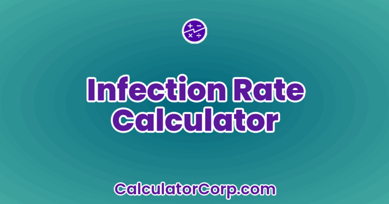 Low Infection Rate Infection Rate Calculator