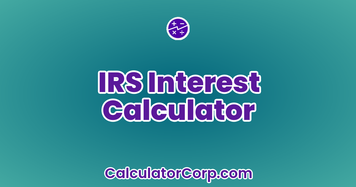 IRS Interest Calculator