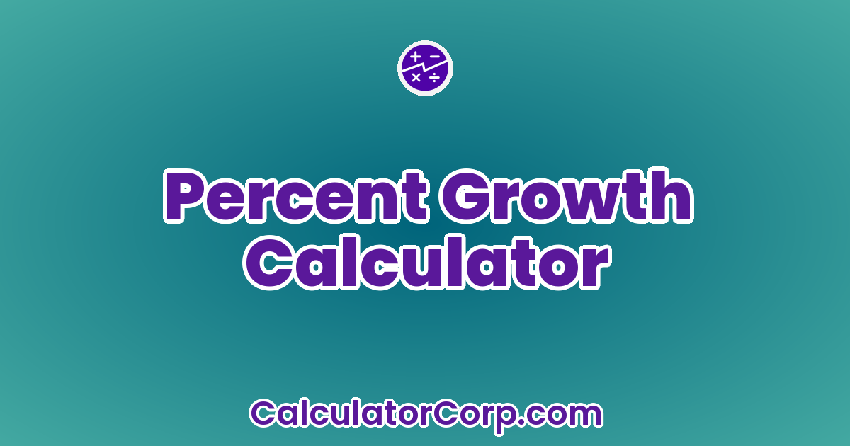 PERCENT GROWTH CALCULATOR FORMULA visual data 3