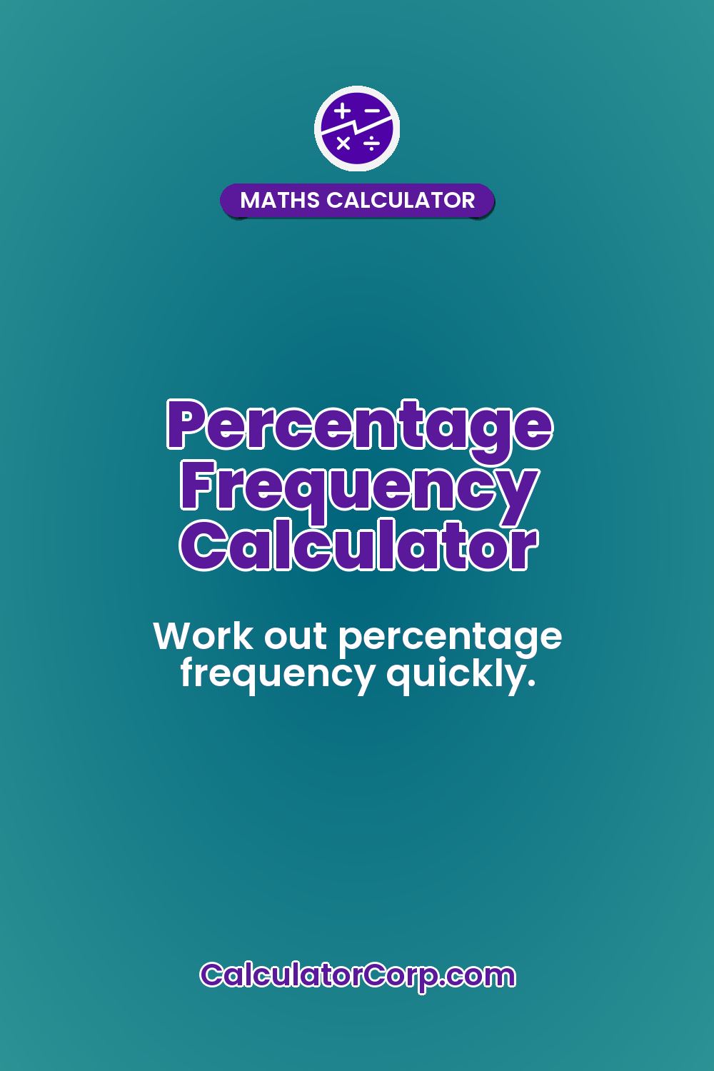 Percentage Frequency Calculator