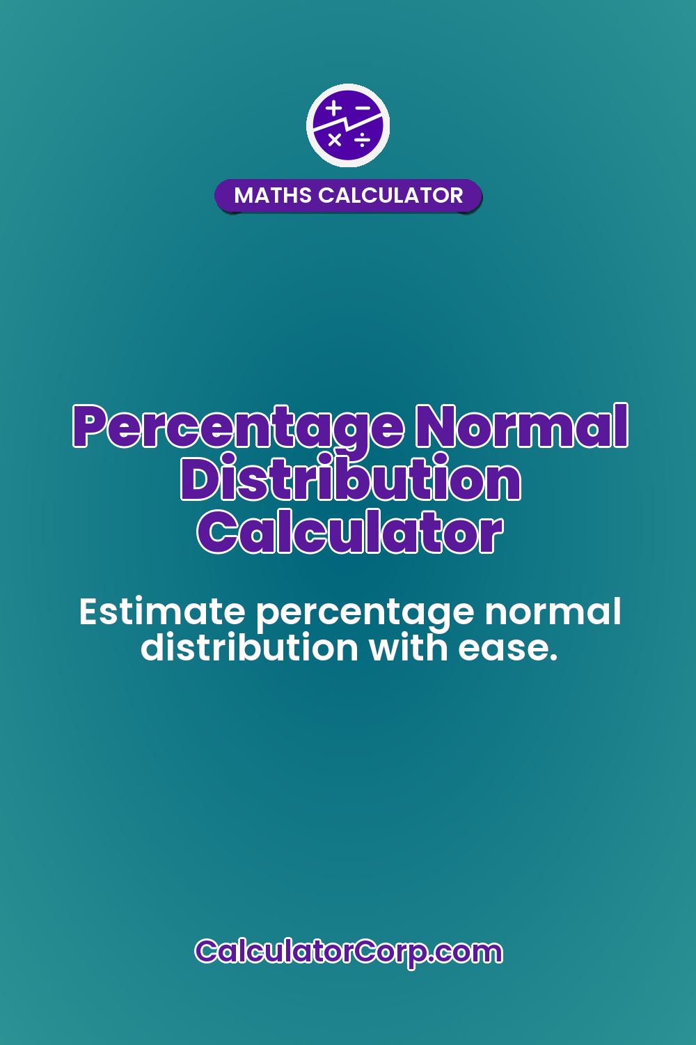 Percentage Normal Distribution Calculator