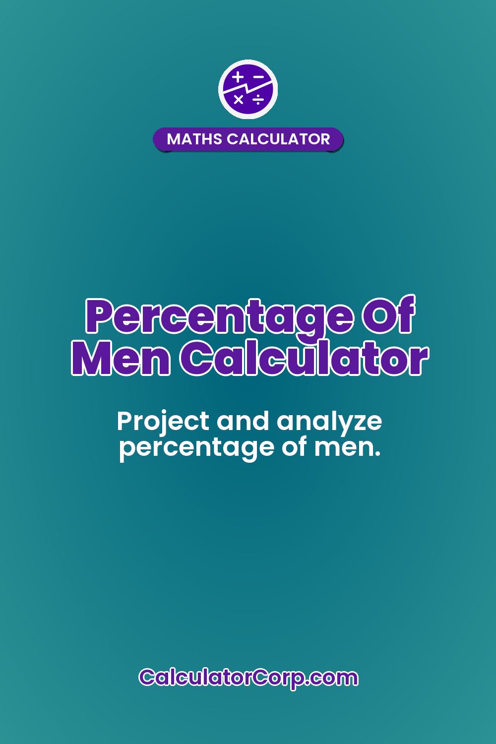 Percentage Of Men Calculator