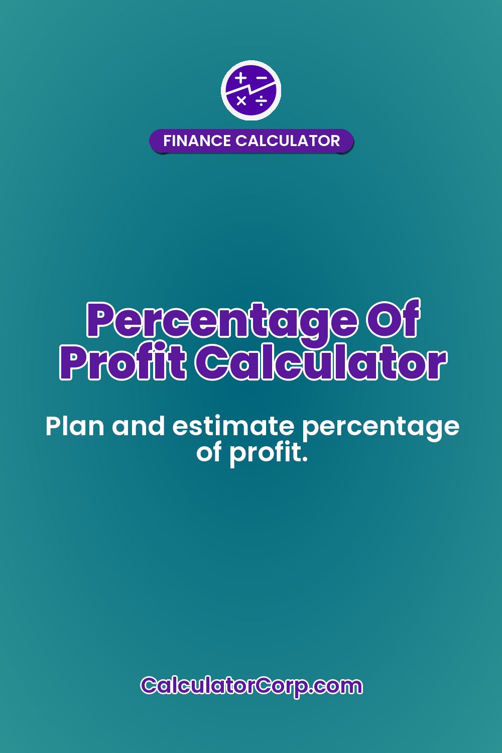 Percentage Of Profit Calculator