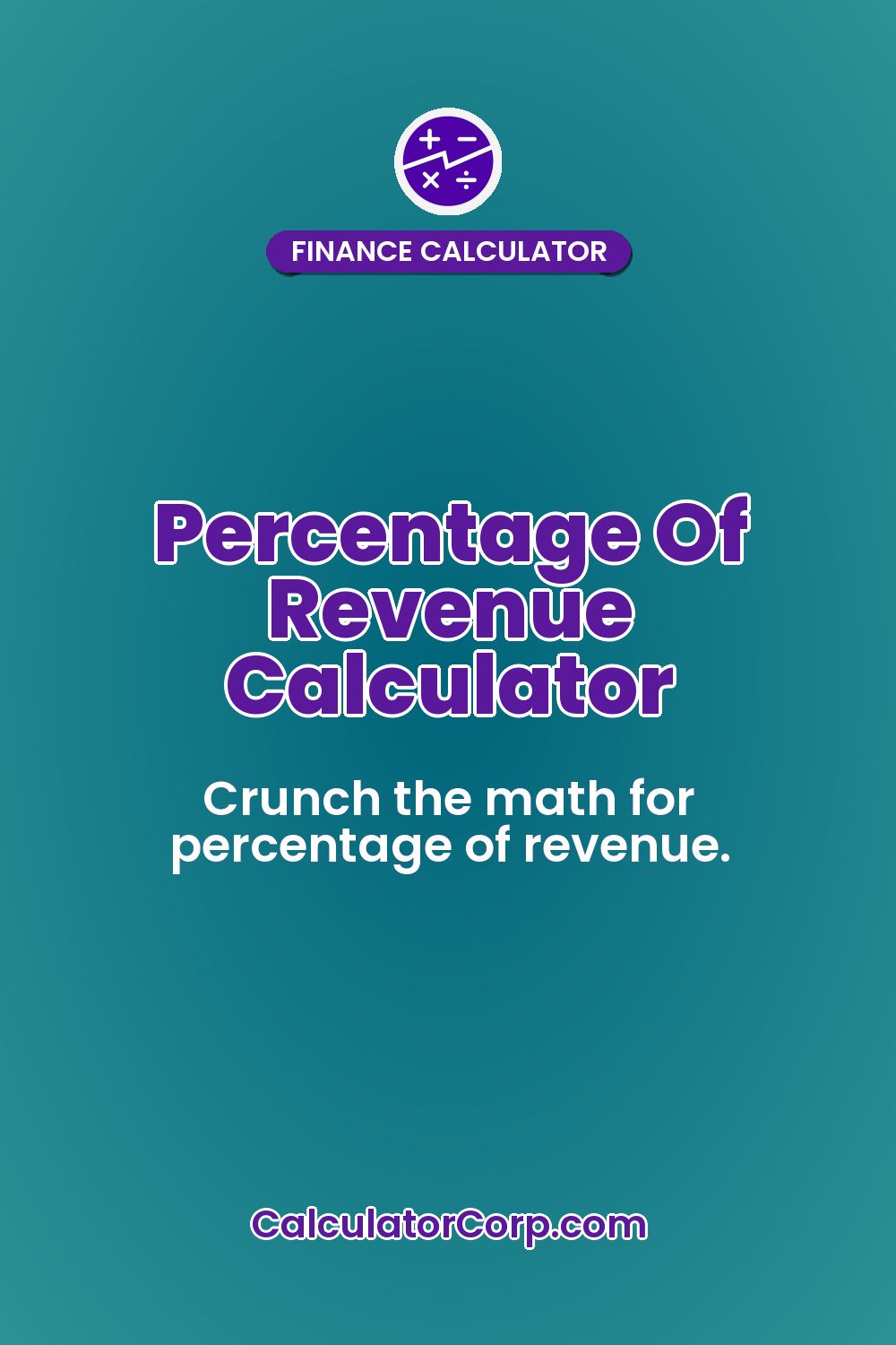 Percentage Of Revenue Calculator