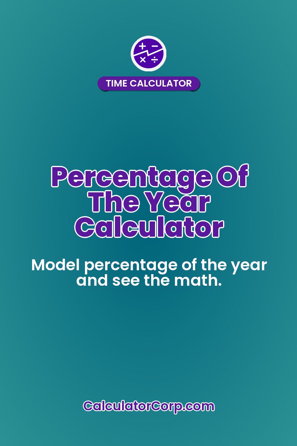 Percentage Of The Year Calculator