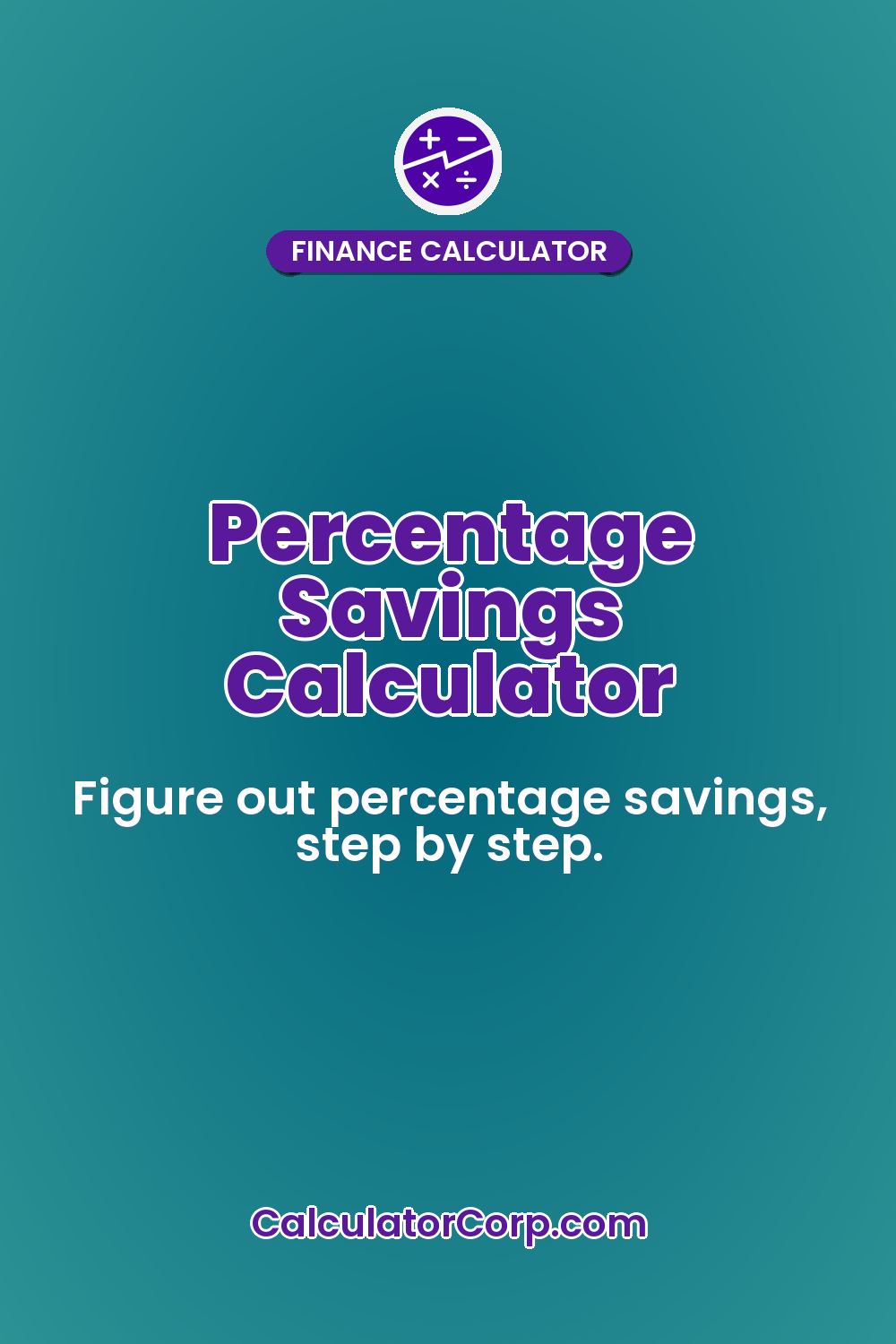 Percentage Savings Calculator