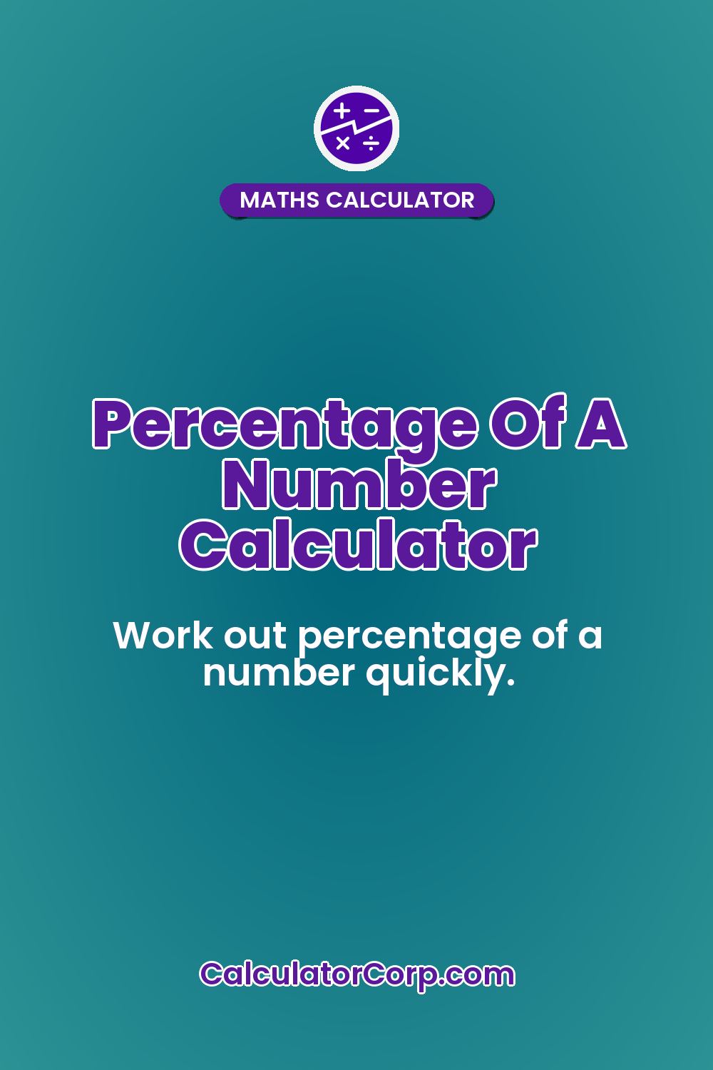 Percentage Of A Number Calculator
