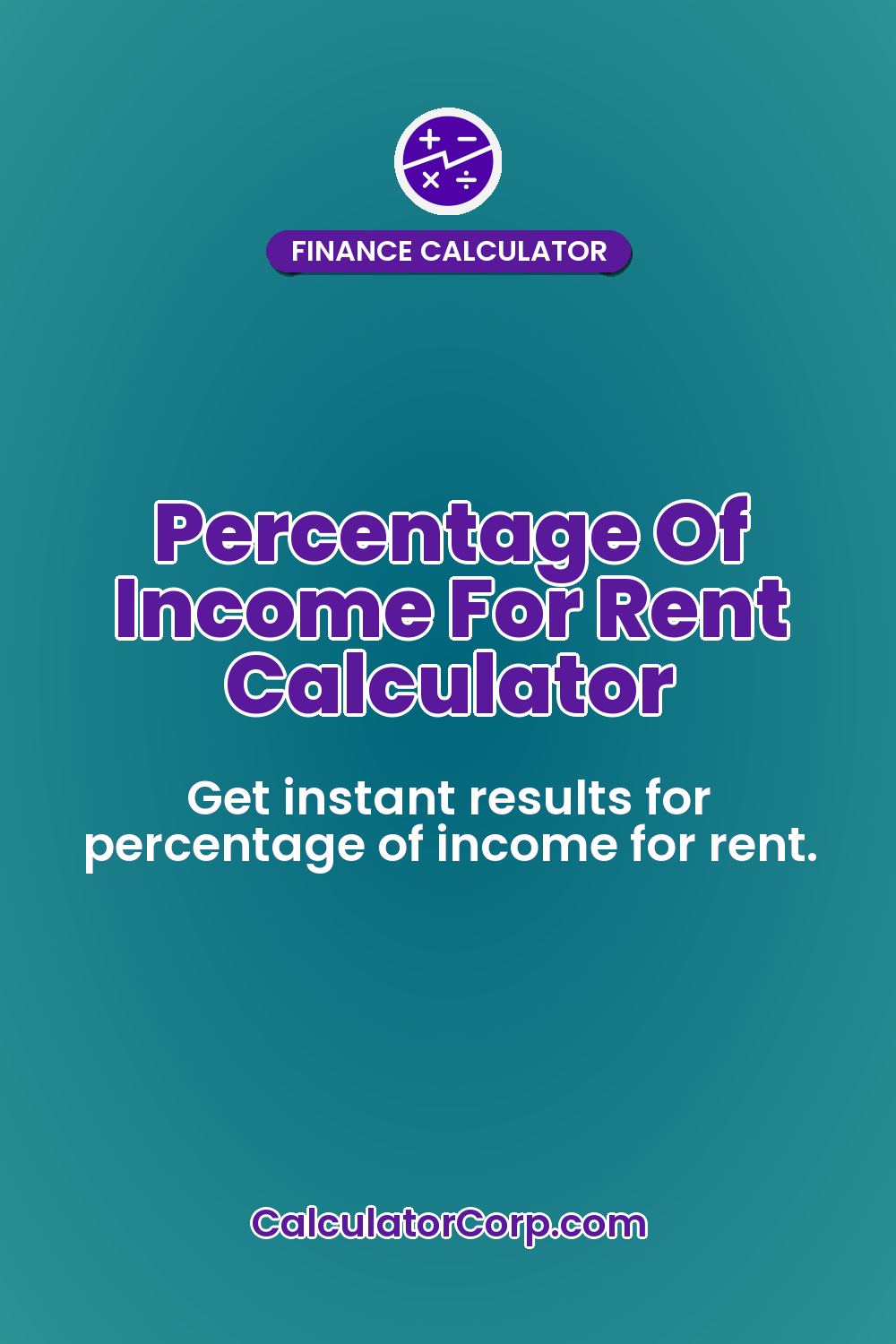 Percentage Of Income For Rent Calculator