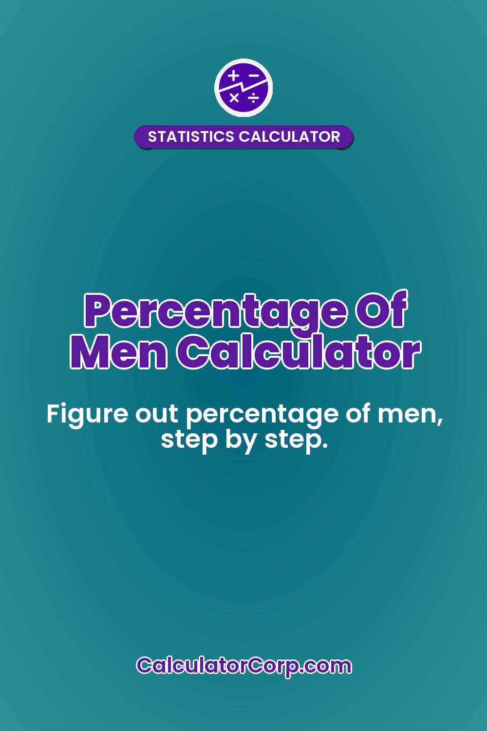 Percentage Of Men Calculator