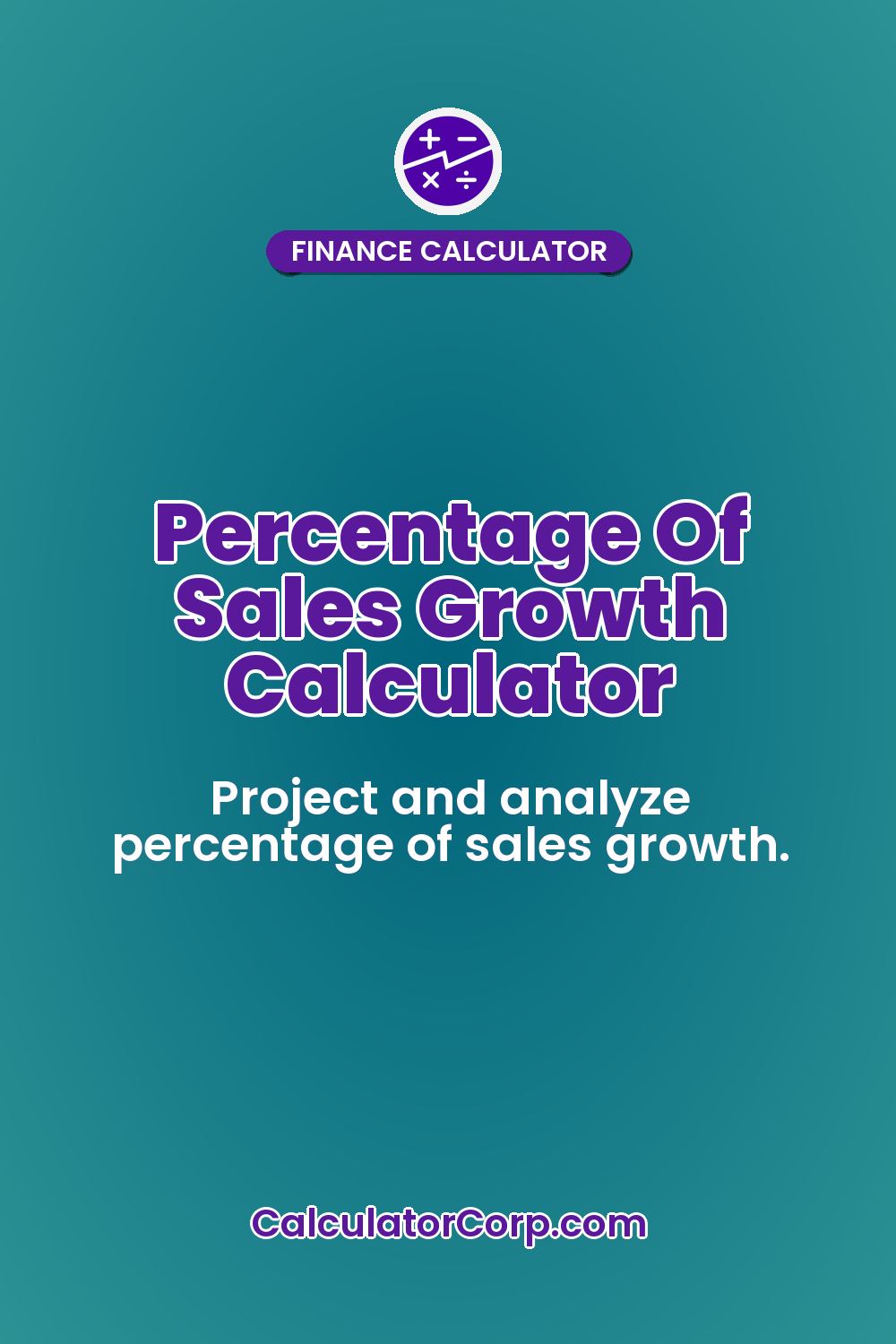 Percentage Of Sales Growth Calculator