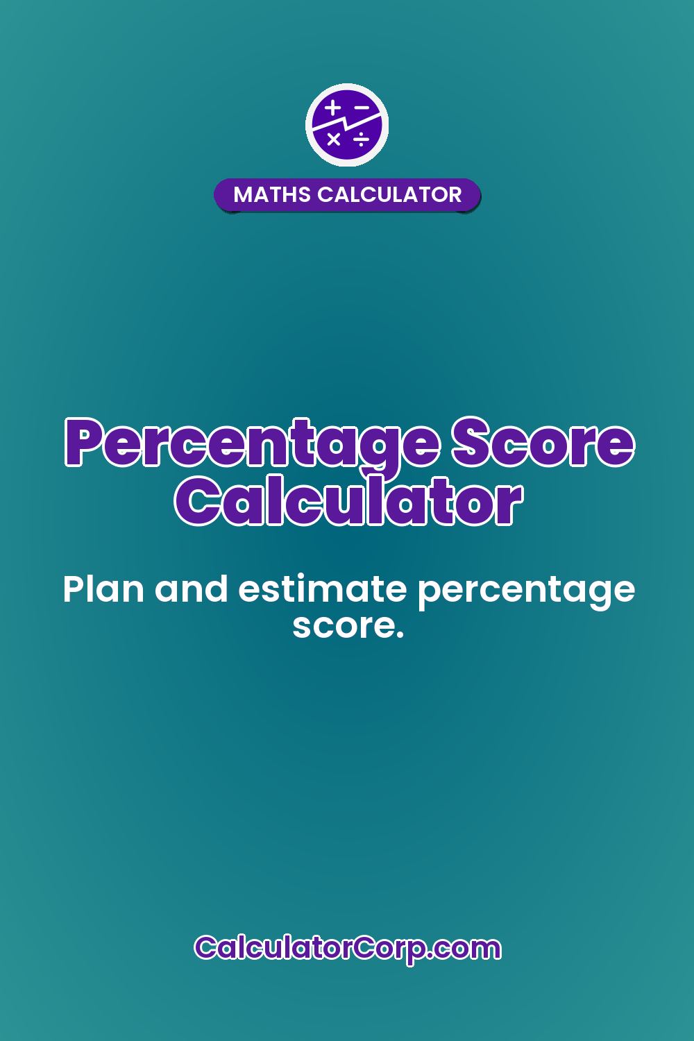 Percentage Score Calculator
