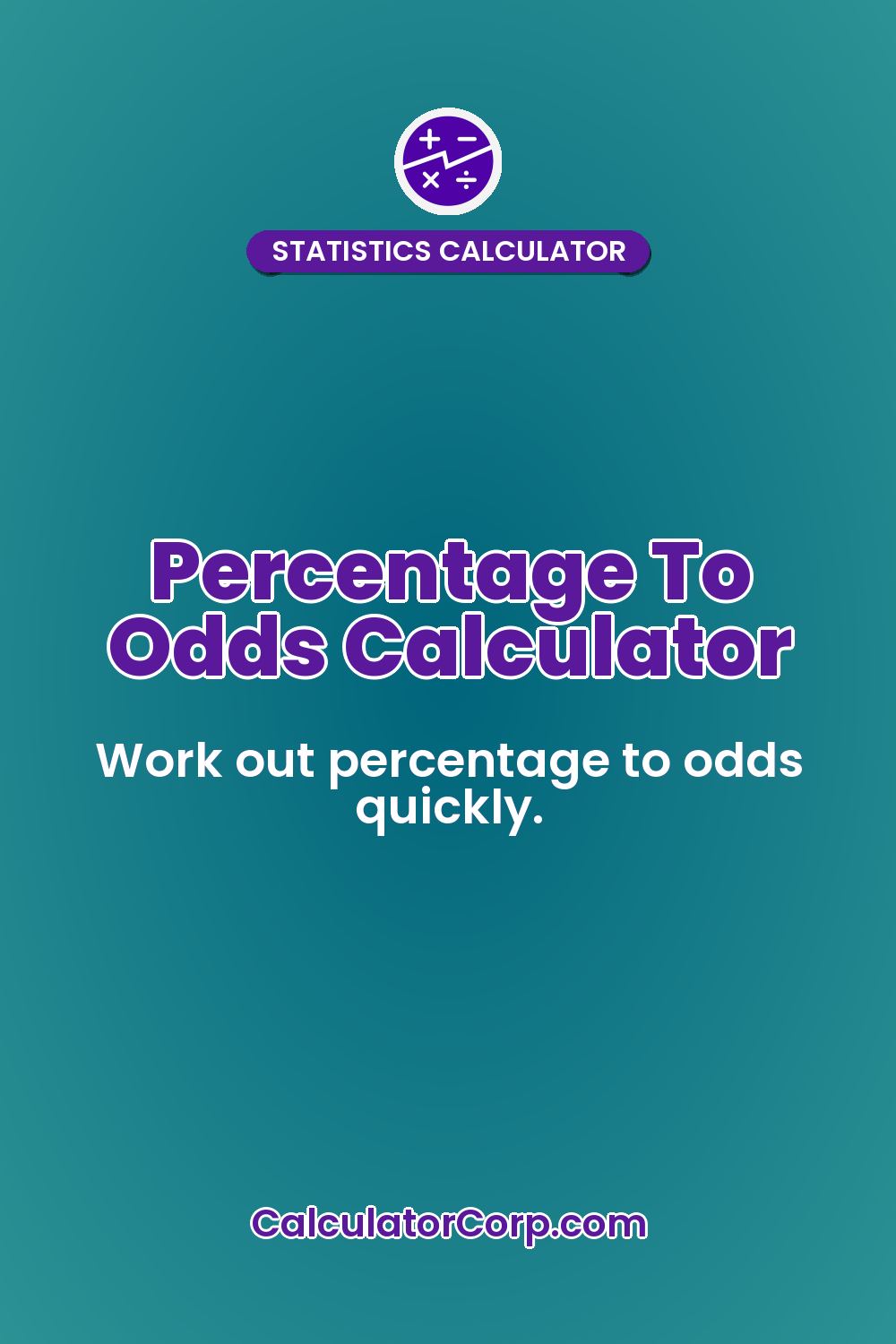 Percentage To Odds Calculator