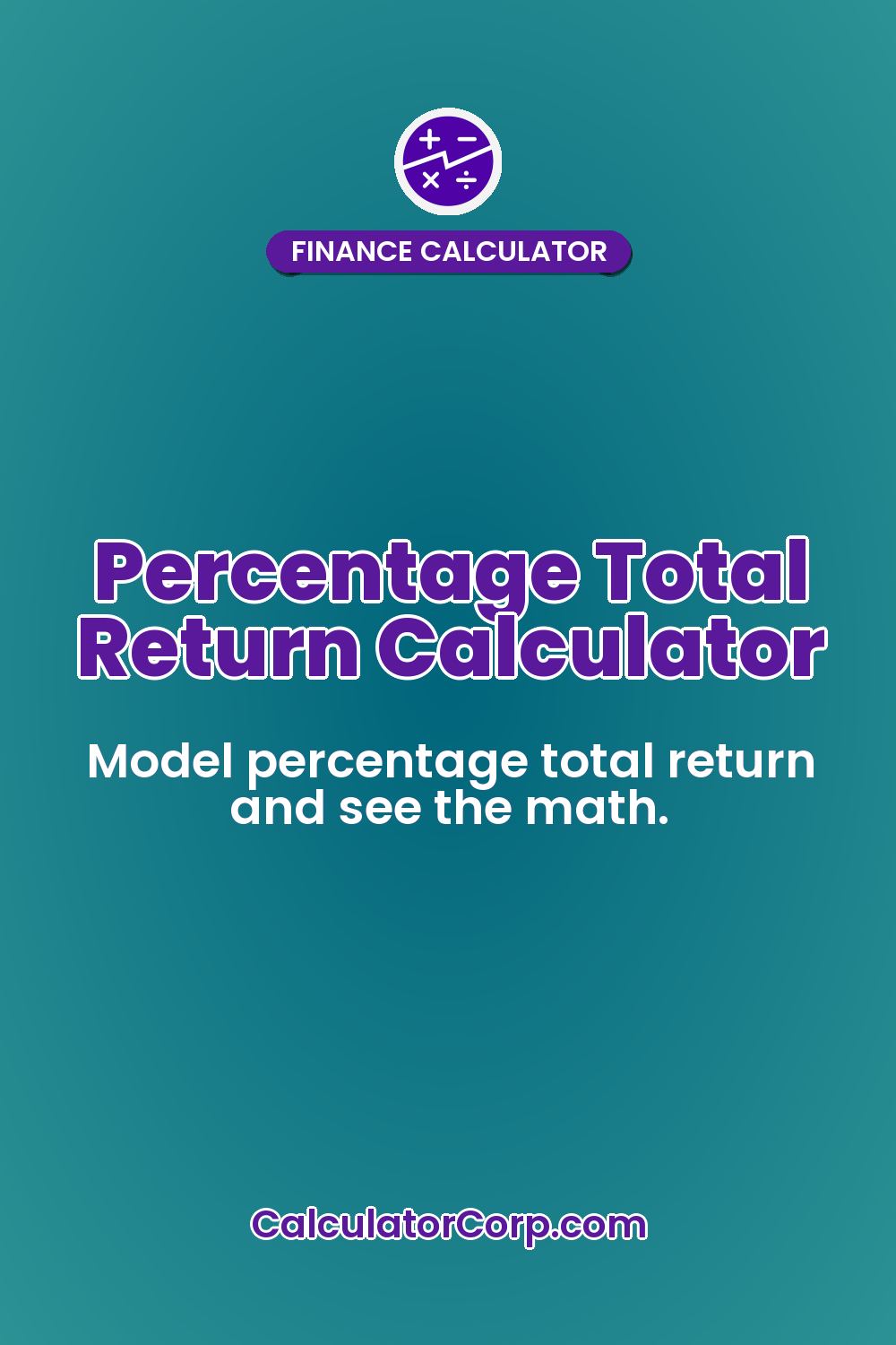 Percentage Total Return Calculator