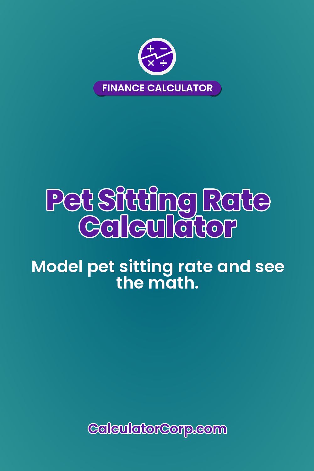 Pet Sitting Rate Calculator