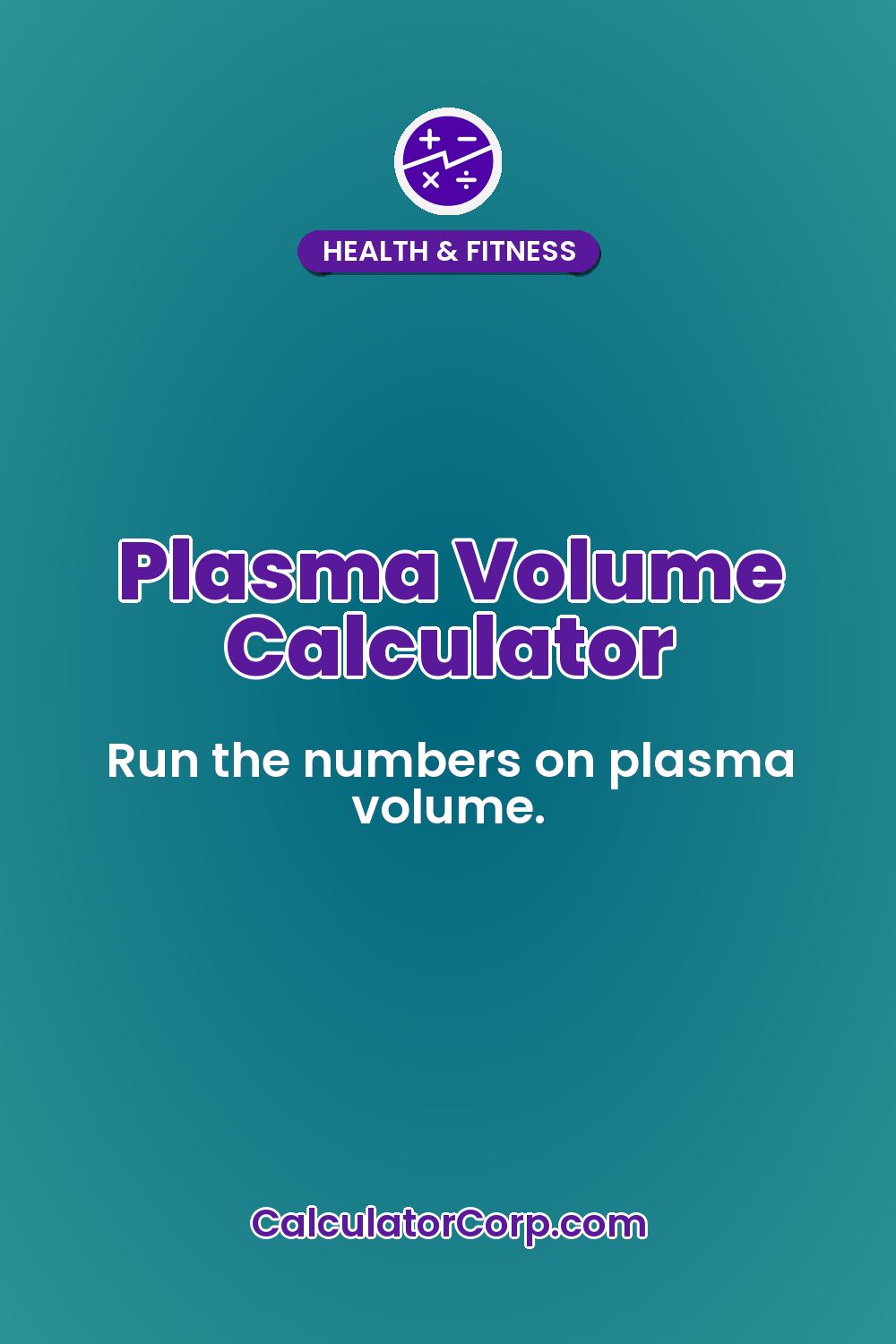 Plasma Volume Calculator