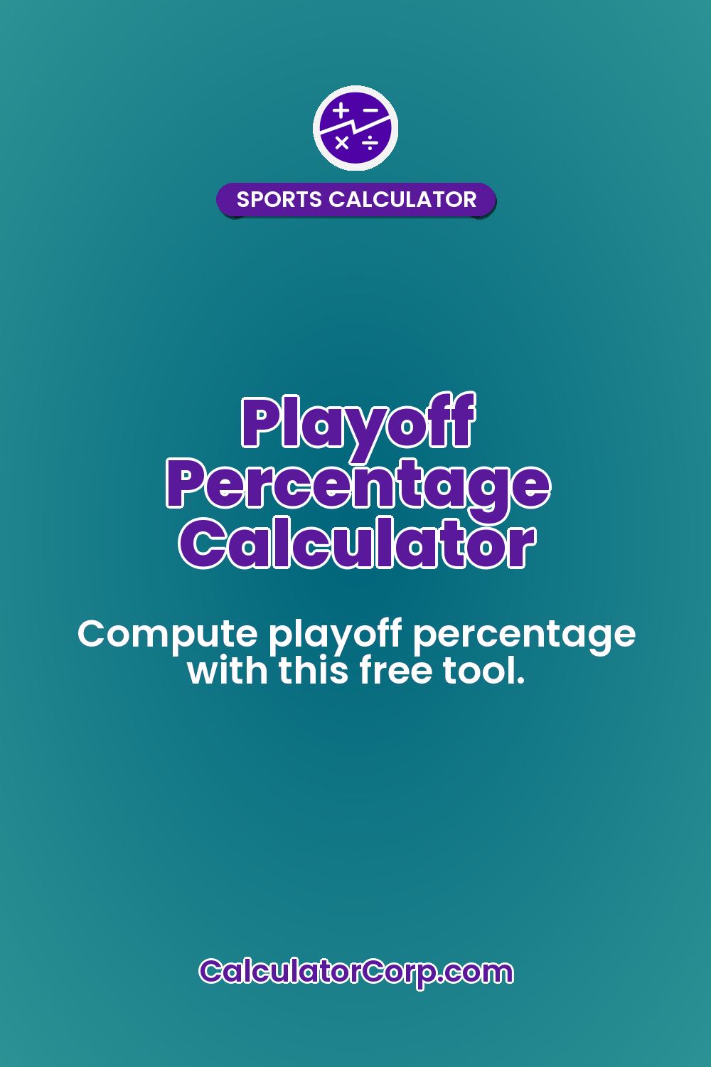 Playoff Percentage Calculator