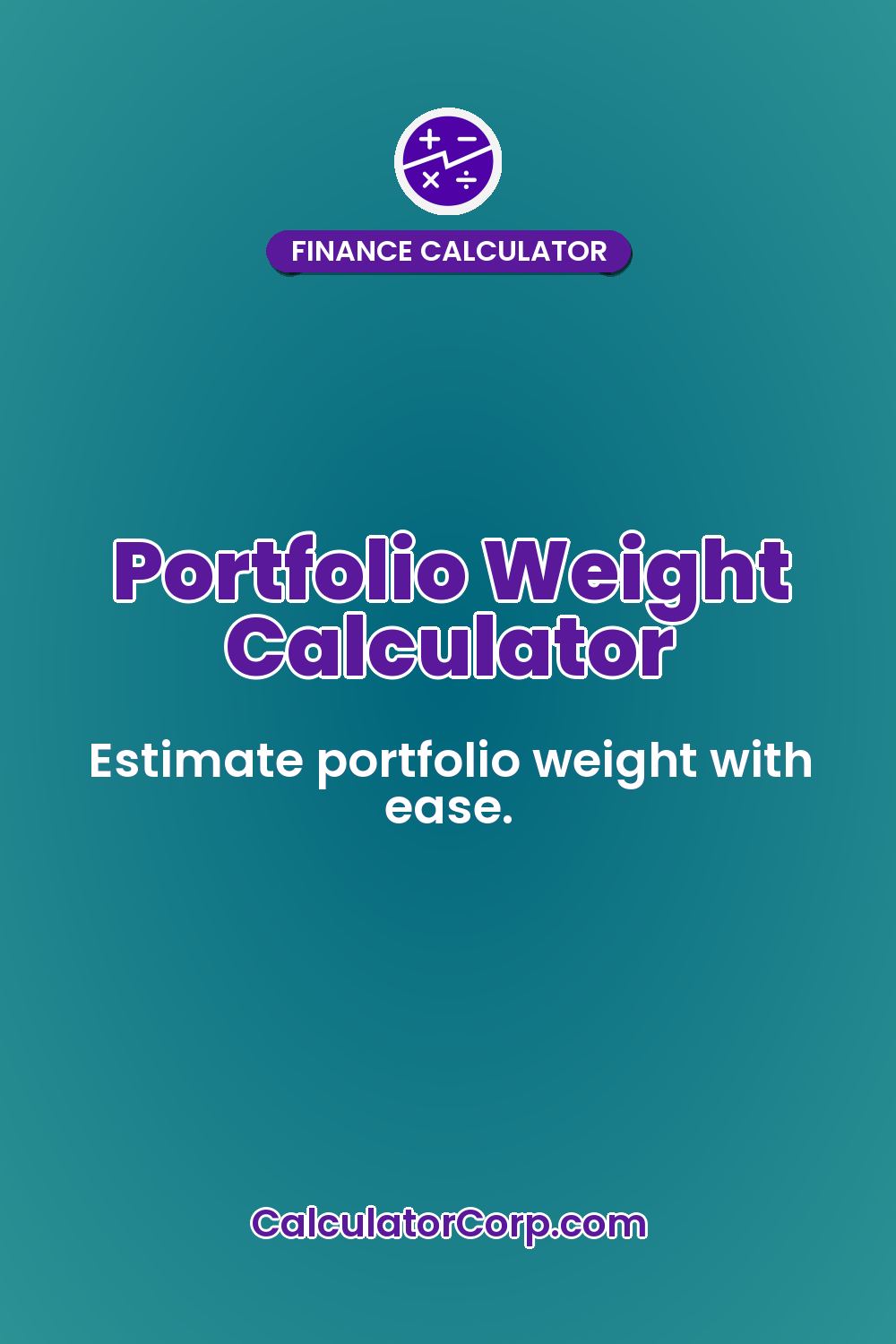 Portfolio Weight Calculator