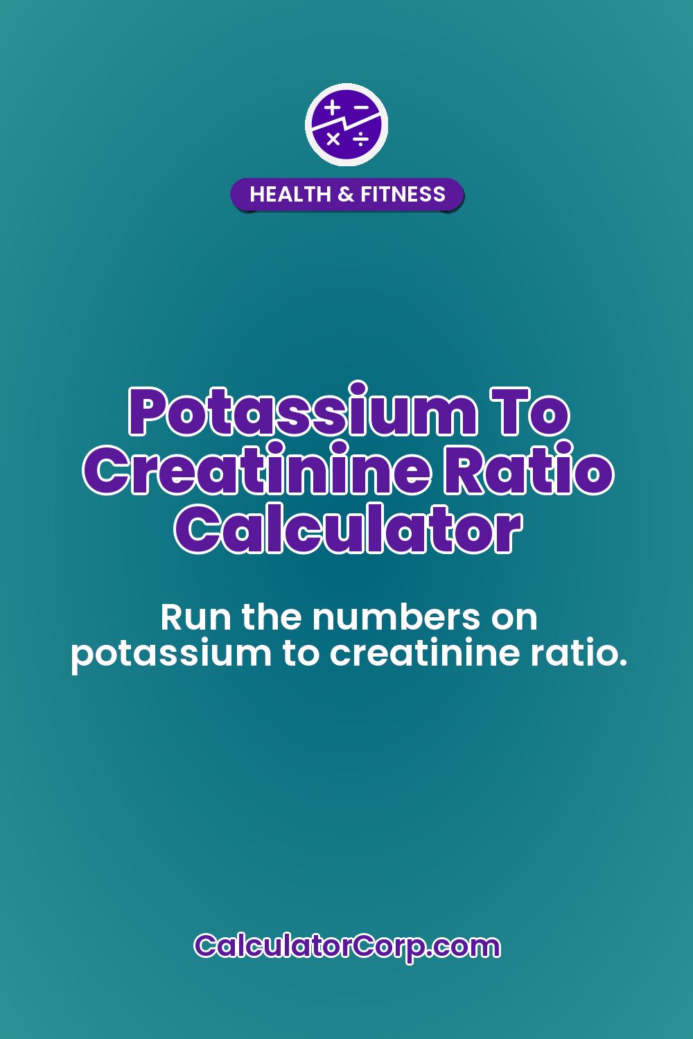 Potassium To Creatinine Ratio Calculator