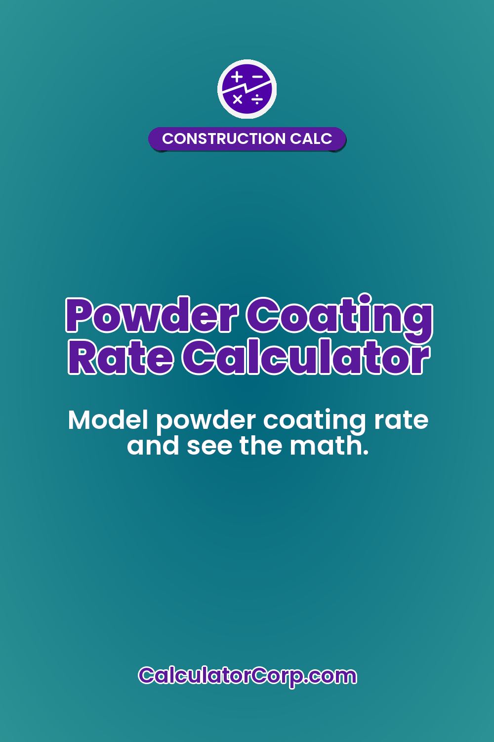Powder Coating Rate Calculator