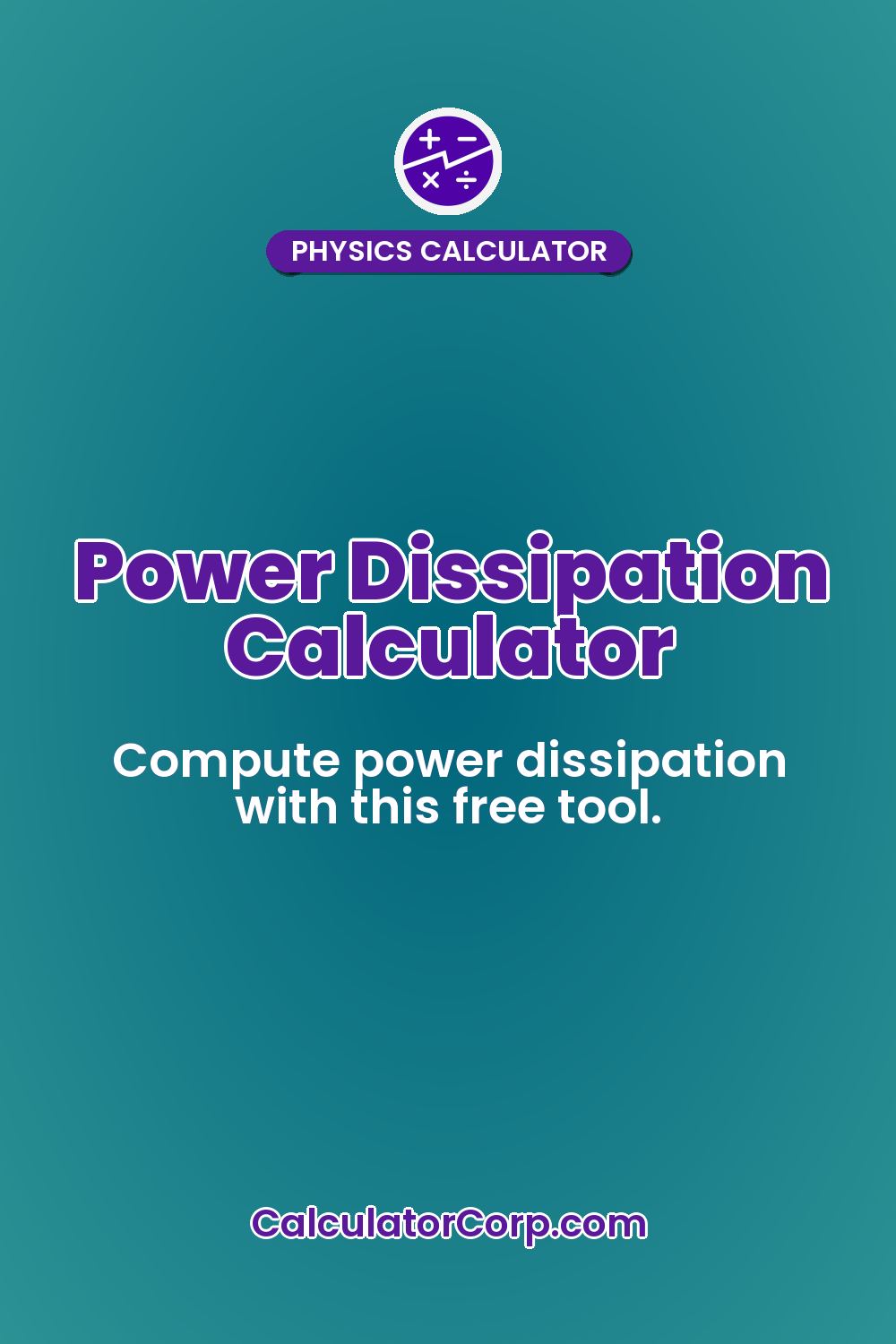 Power Dissipation Calculator
