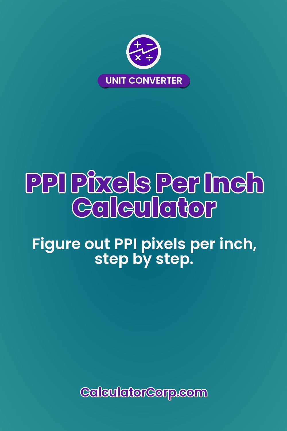 PPI Pixels Per Inch Calculator