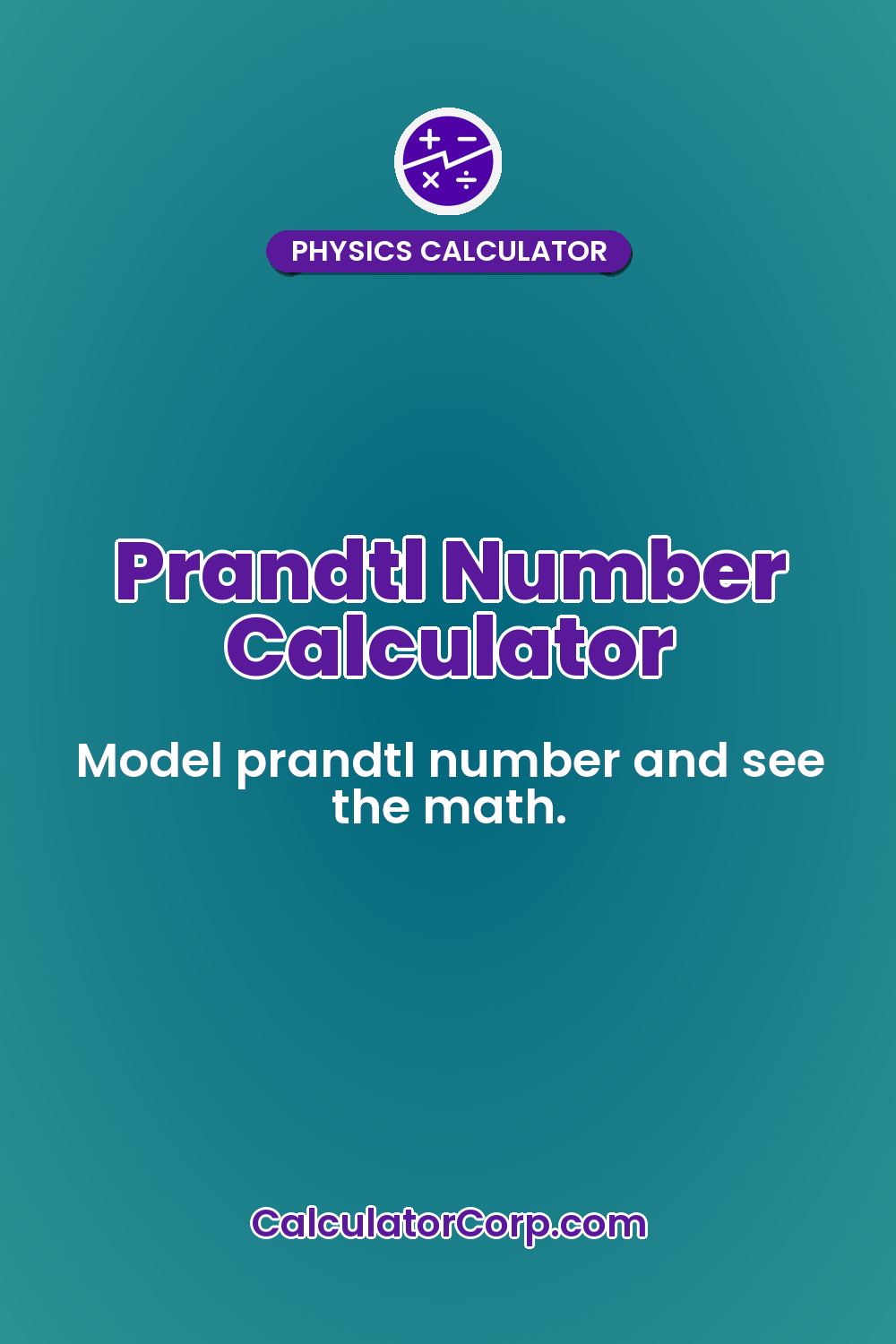 Prandtl Number Calculator