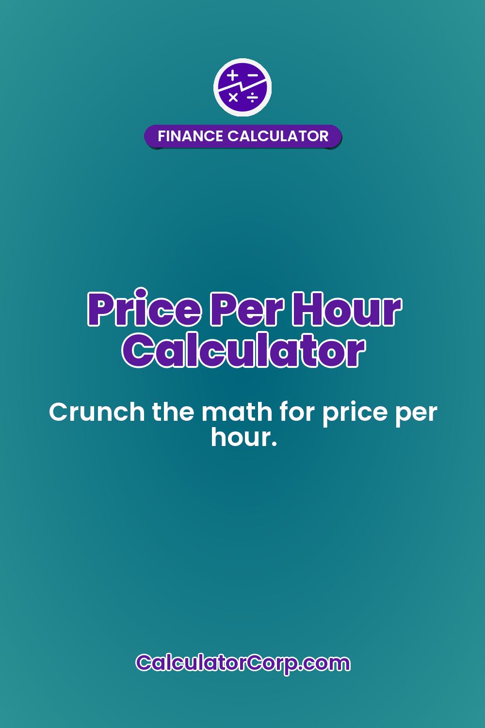 Price Per Hour Calculator