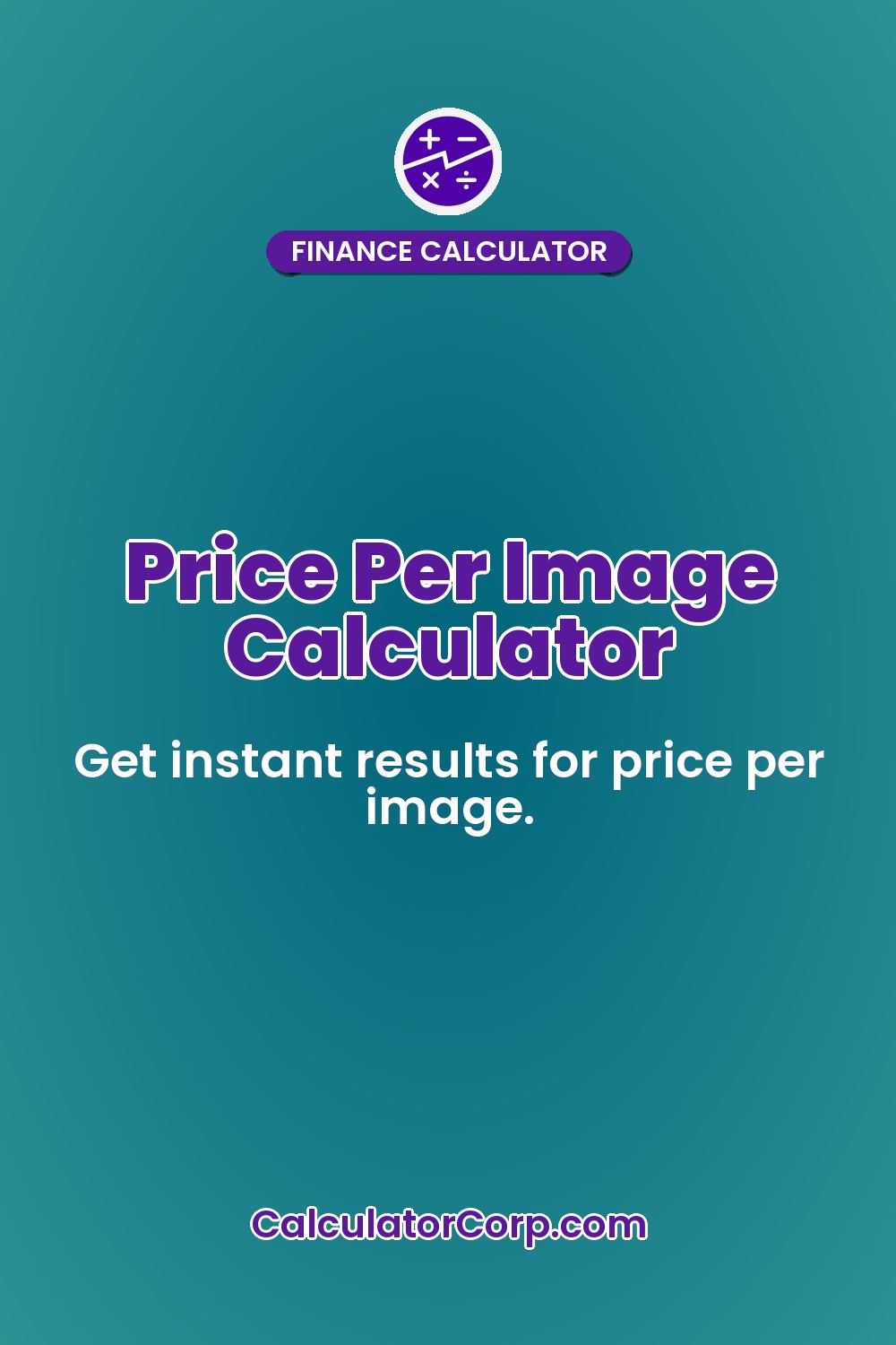 Price Per Image Calculator