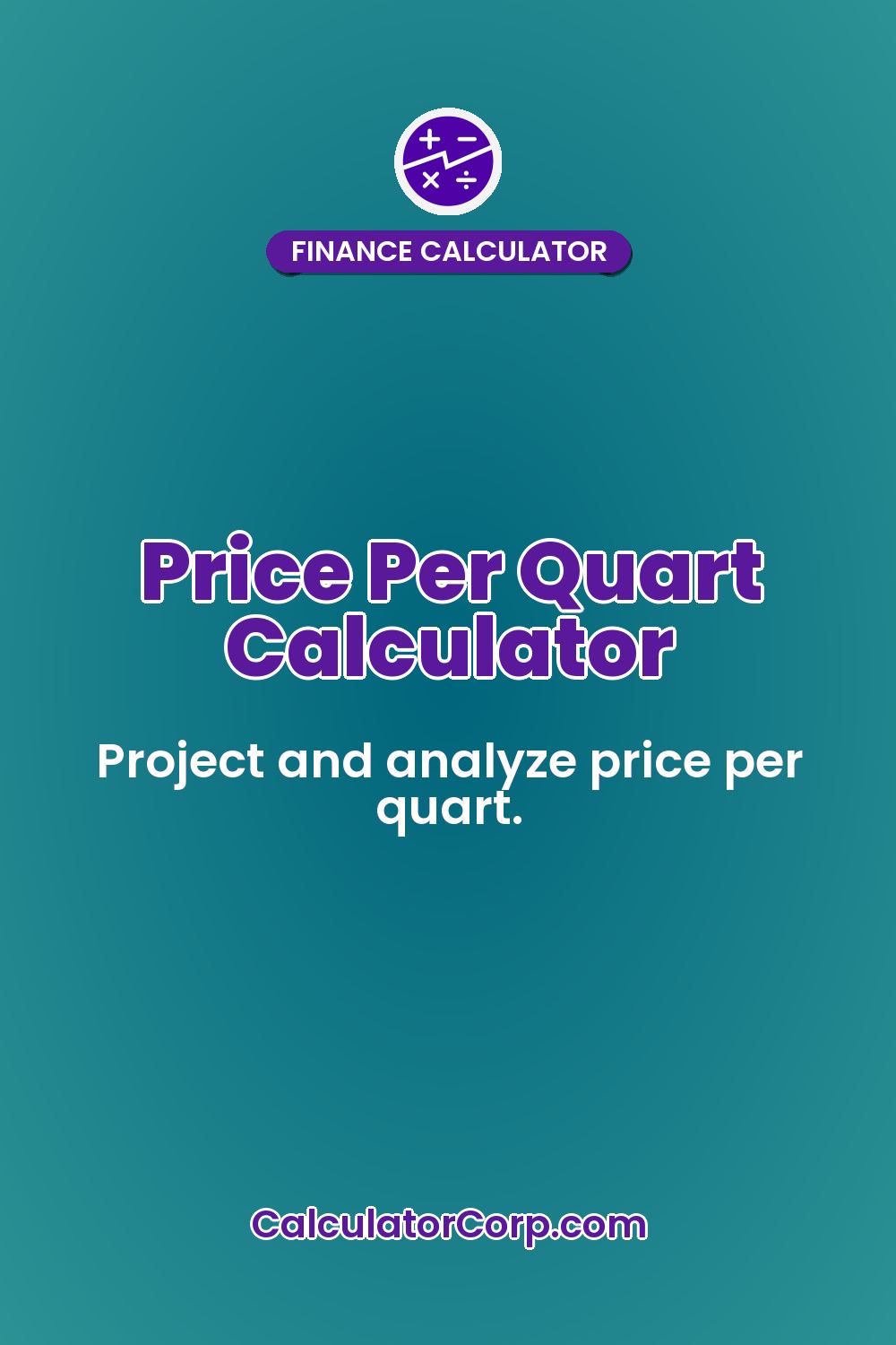 Price Per Quart Calculator