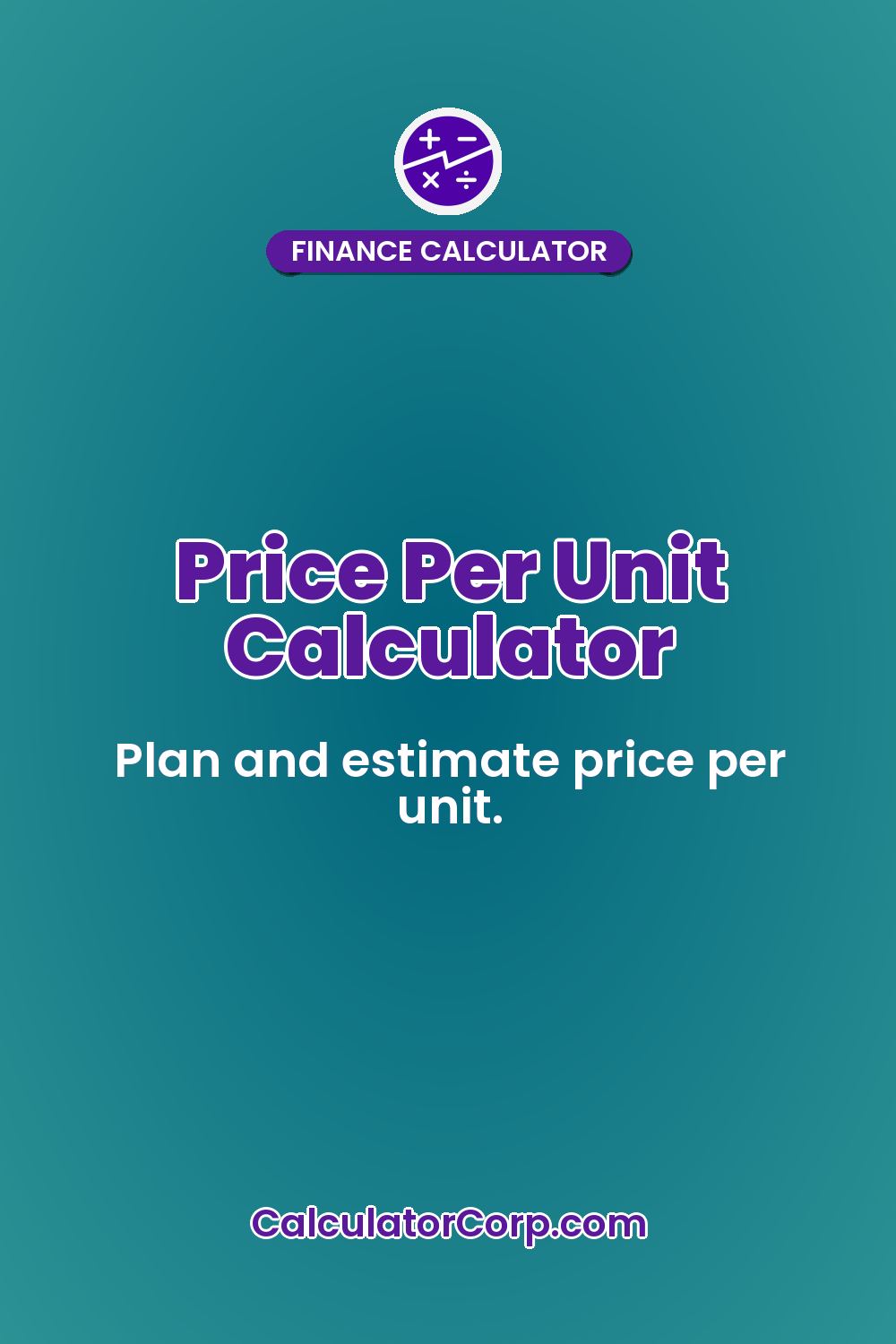 Price Per Unit Calculator
