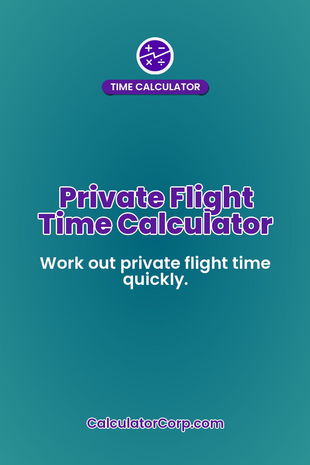 Private Flight Time Calculator