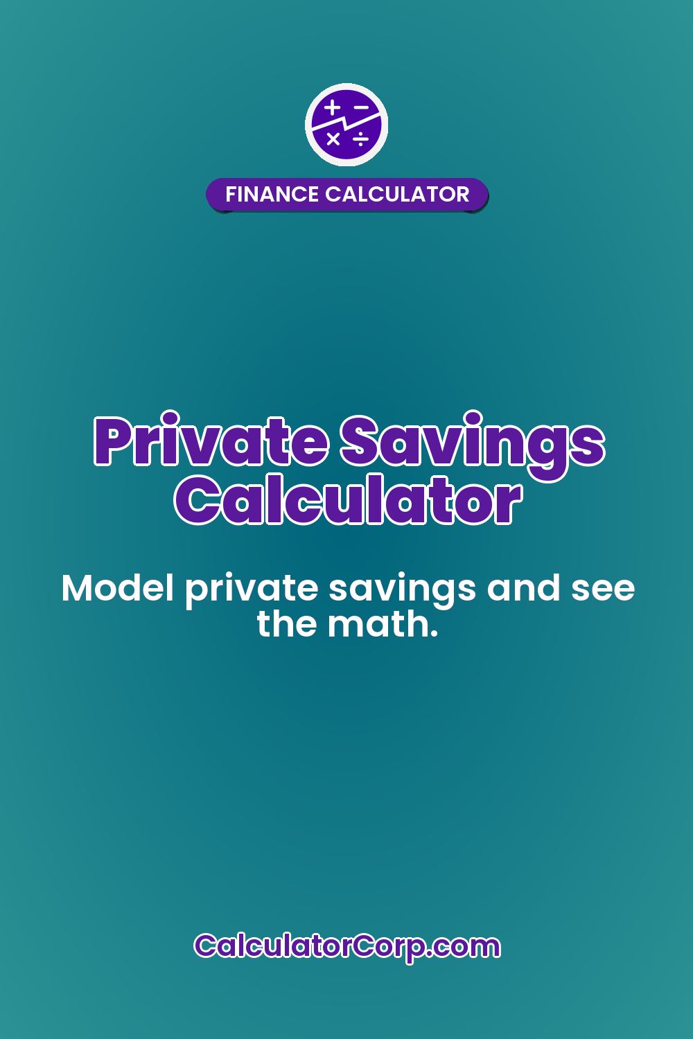 Private Savings Calculator