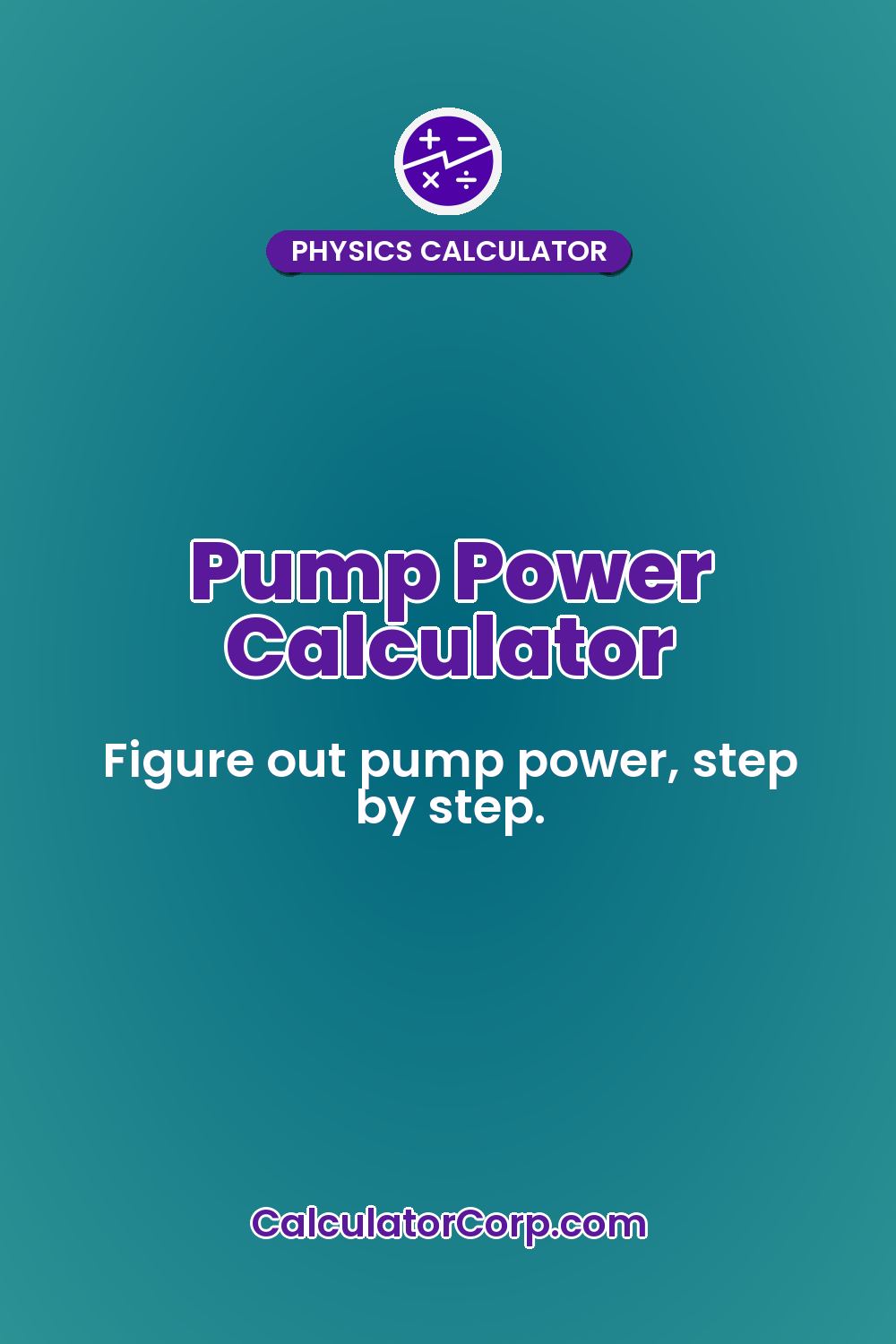 Pump Power Calculator