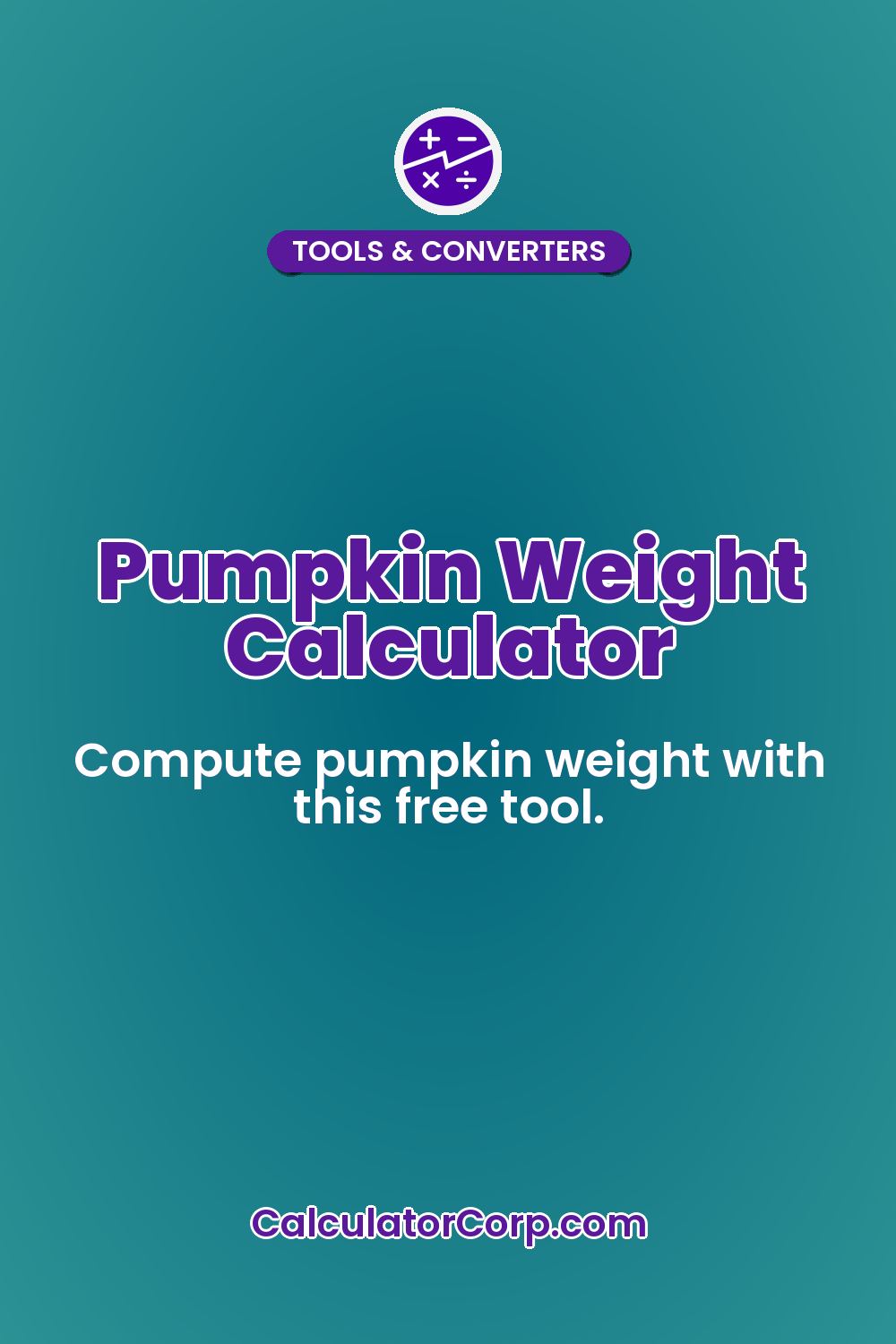Pumpkin Weight Calculator