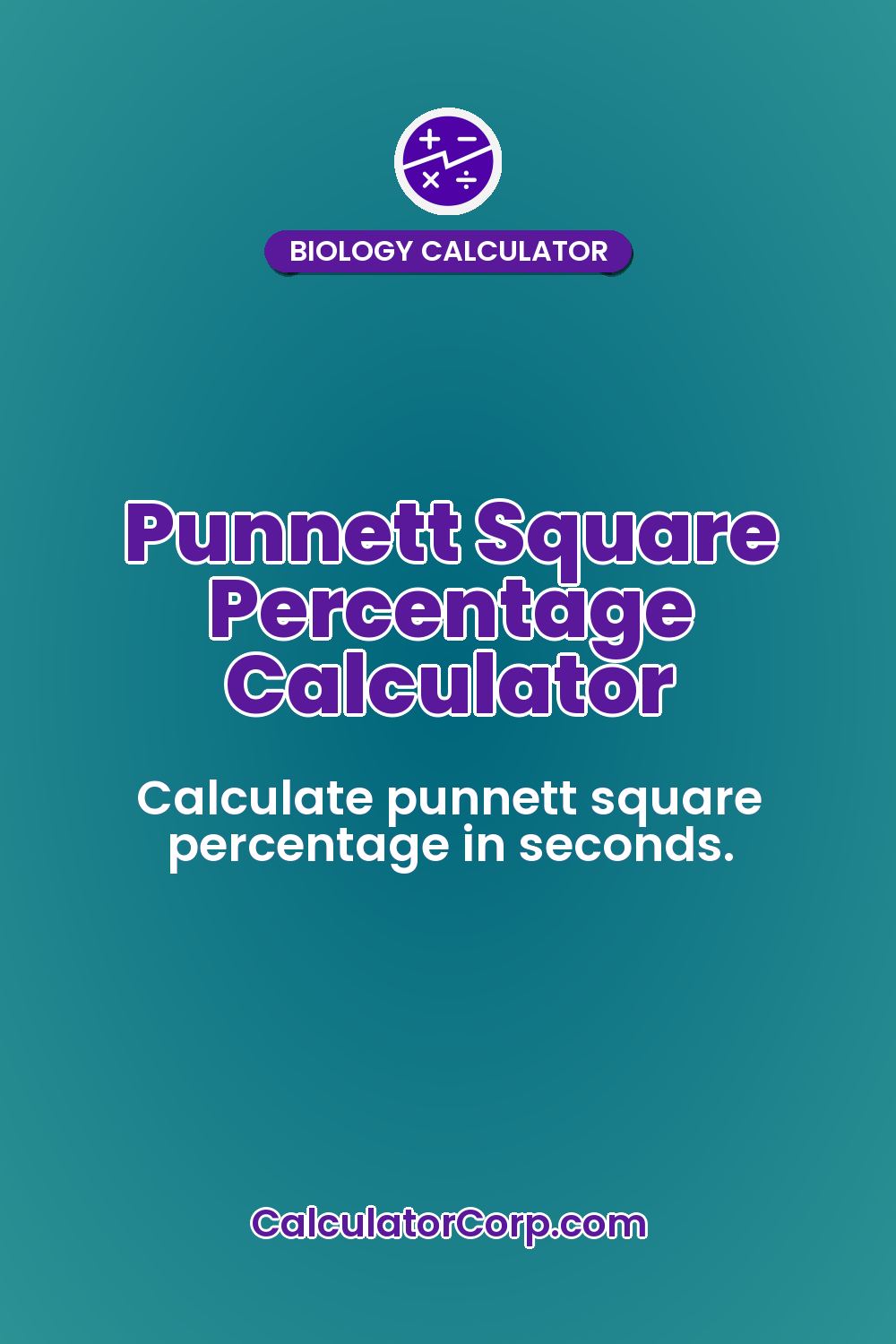 Punnett Square Percentage Calculator