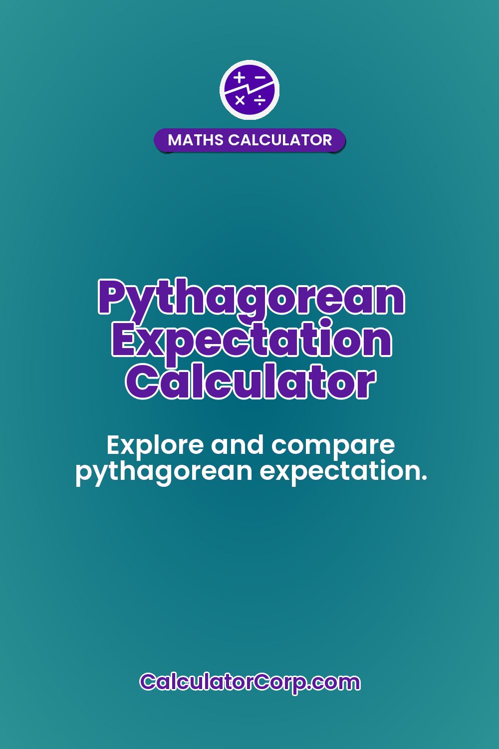 Pythagorean Expectation Calculator