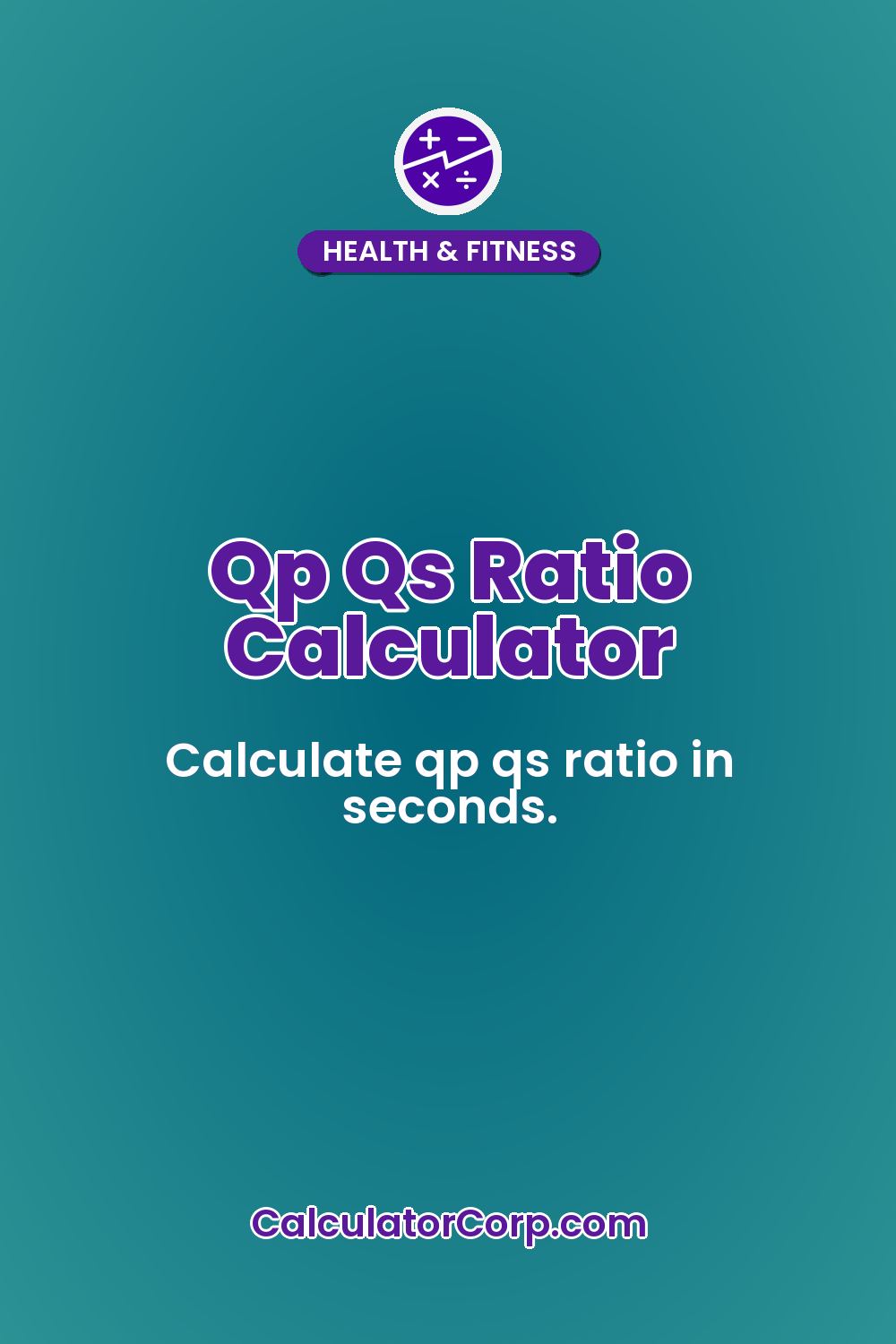 Qp Qs Ratio Calculator