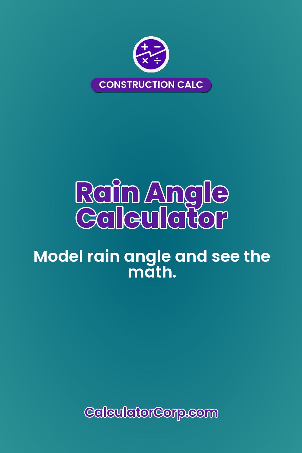 Rain Angle Calculator
