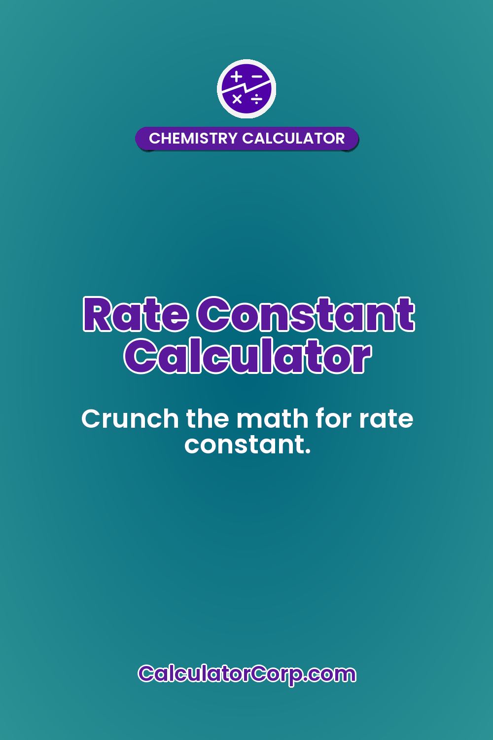 Rate Constant Calculator