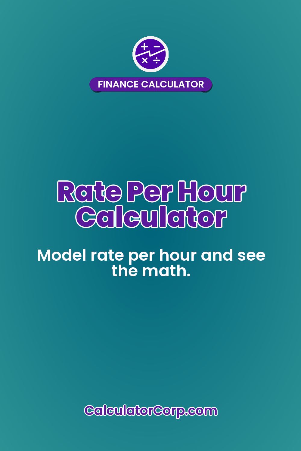 Rate Per Hour Calculator