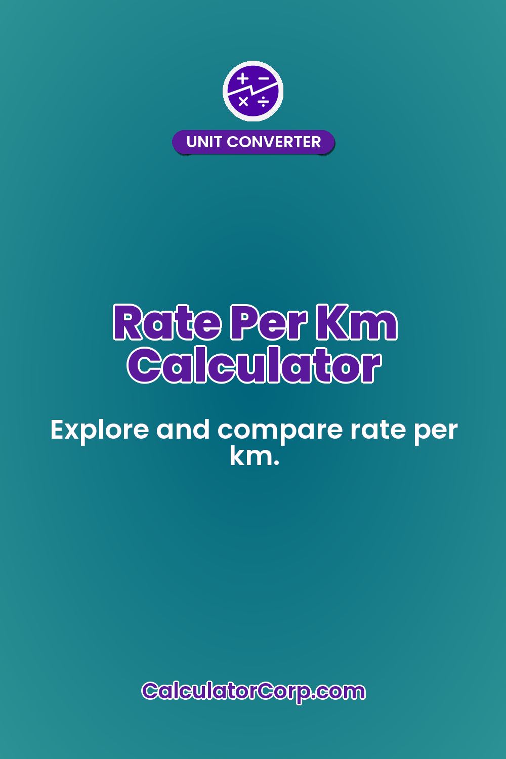 Rate Per Km Calculator