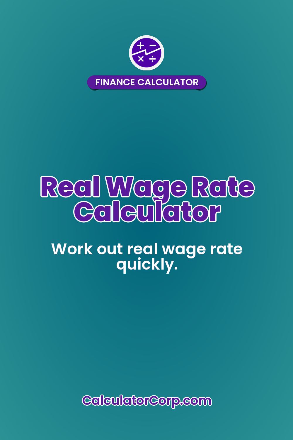 Real Wage Rate Calculator