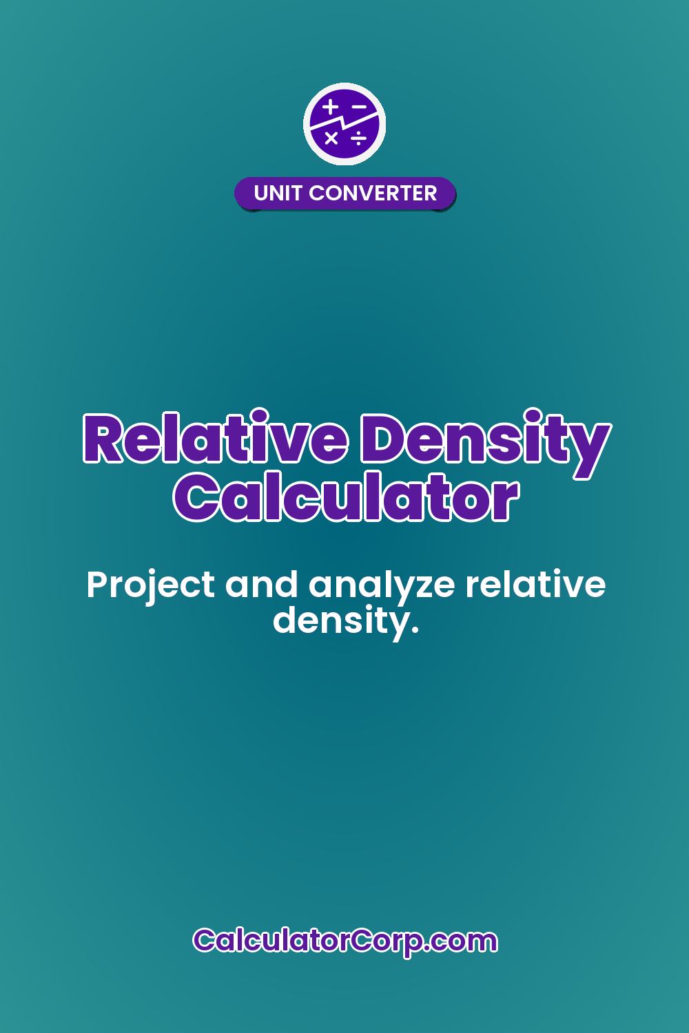 Relative Density Calculator