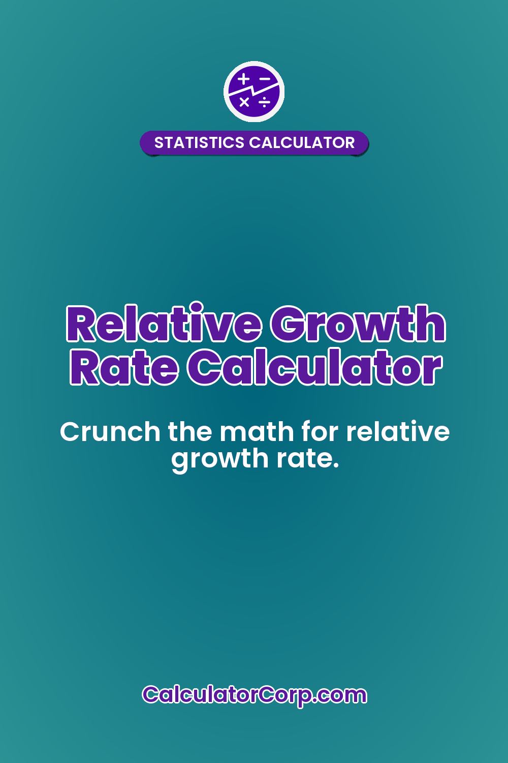 Relative Growth Rate Calculator