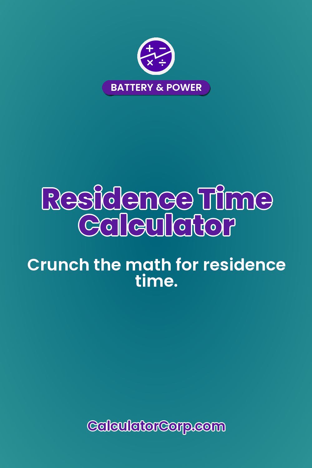Residence Time Calculator