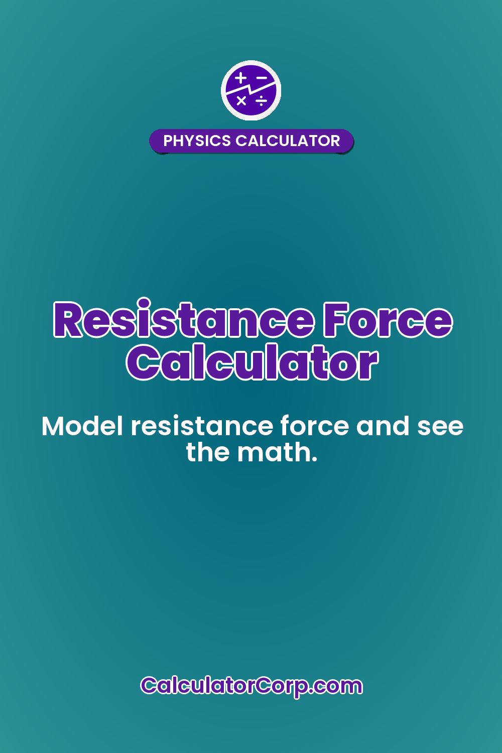 Resistance Force Calculator